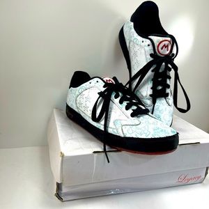 Nintendo x Run Athletics Legacy LTD Sneakers Size 9.5 2007 Mario Yoshi RARE